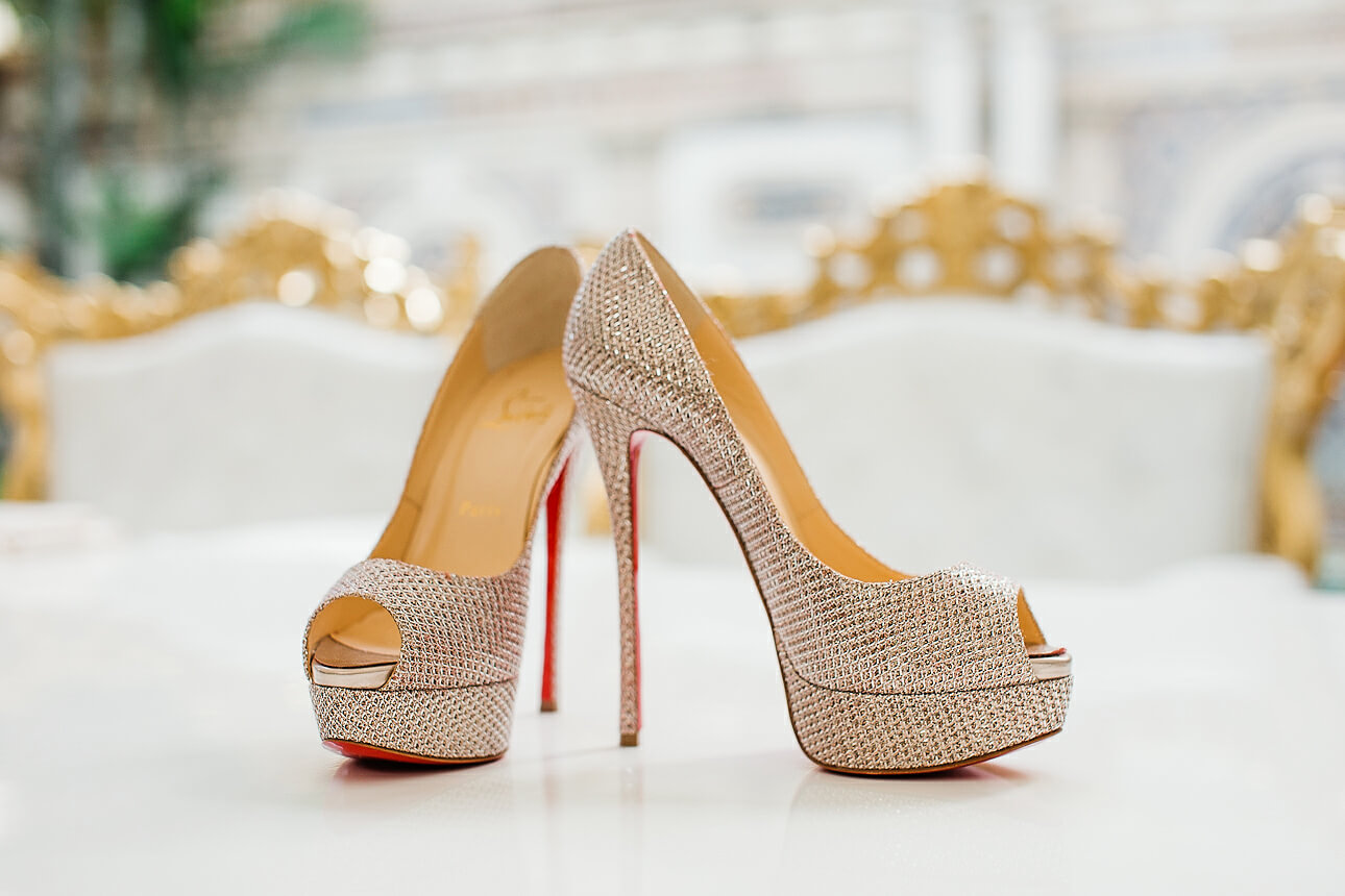 versace bridal shoes