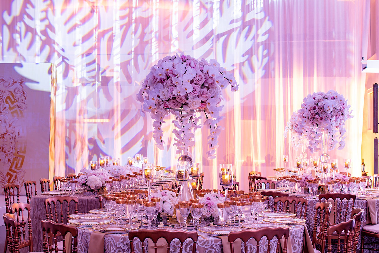 A Hot Pink Nightclub-Inspired Wedding in Miami With Celebrity Guests